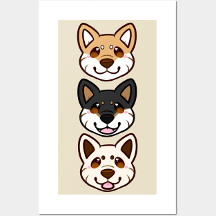 Shiba Inus Posters and Art